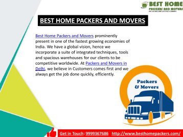 Packers and Movers in Delhi