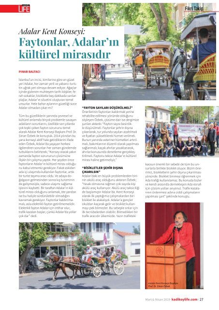 Kadıköy Life / Mart & Nisan 2019