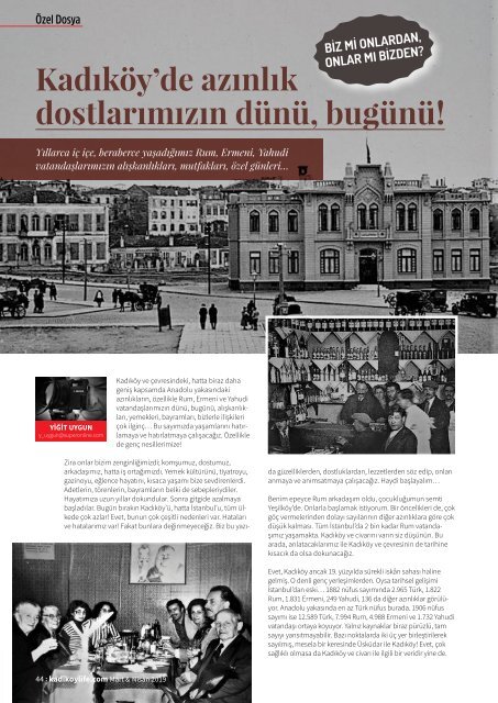 Kadıköy Life / Mart & Nisan 2019