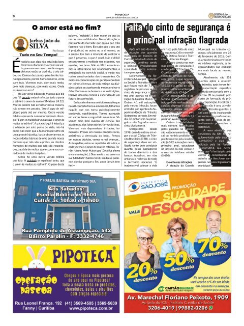 Jornal do Rebouças - Edição 50 - Março/2019