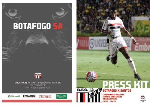 PRESS KIT: Botafogo x Santos - 20/03/2019 - Camp. Paulista