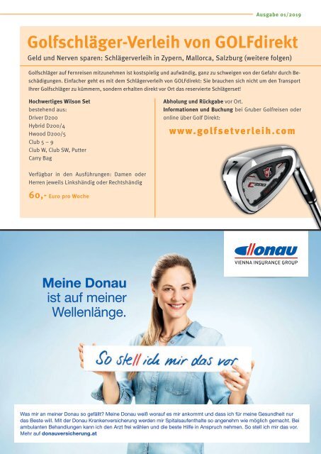 GOLFdirekt-news 2019-01