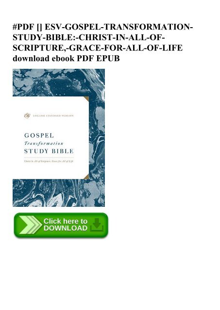 Esv Bible Epub