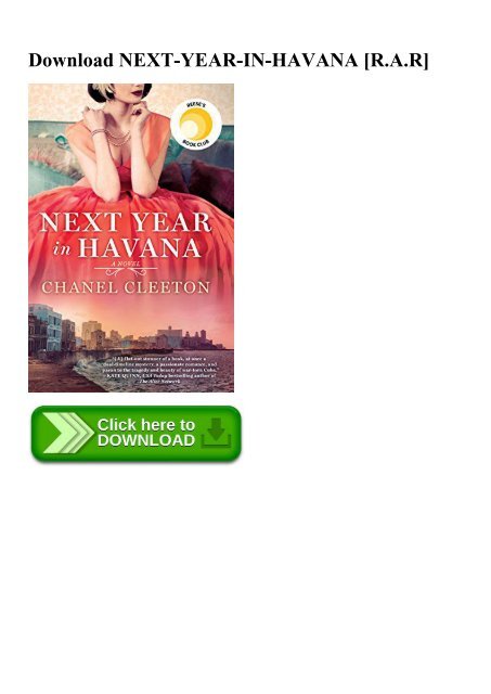 Download e-book Next year in havana No Survey