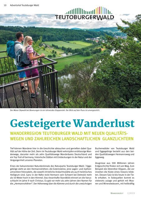 Wanderzeit, Ausgabe März 2019