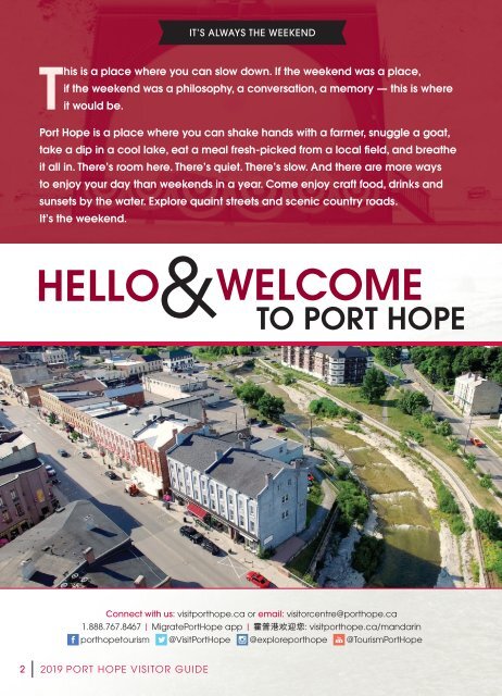 Port Hope Visitor Guide 2019