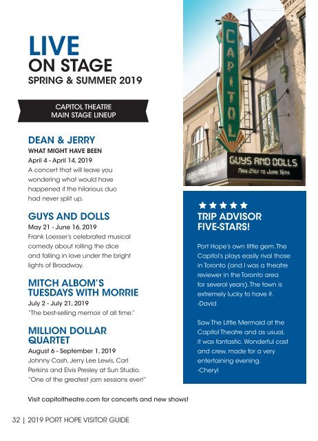 Port Hope Visitor Guide 2019