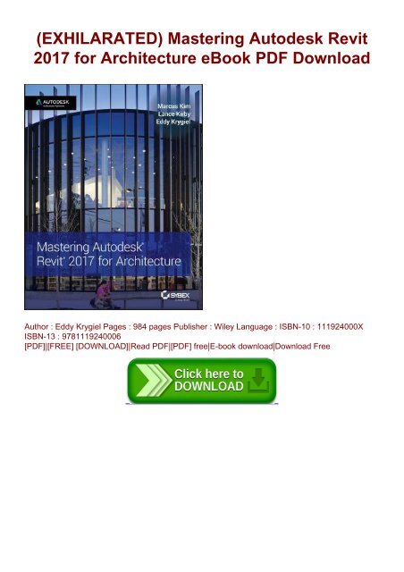 autodesk revit 2017 download