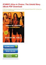 (FUNNY) Alice in Chains: The Untold Story eBook PDF Download