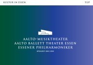 aalto ballett für kinder - Essen, Grillo-Theater und Aalto-Oper