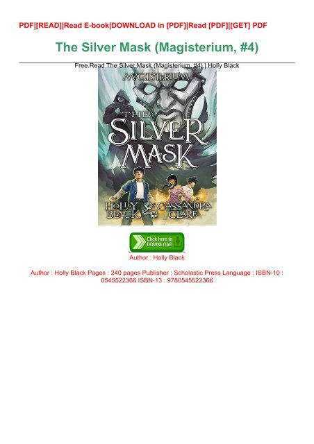 Magisterium: The Silver Mask main image 1