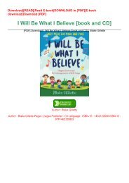 -PDF-Download-I-Will-Be-What-I-Believe-book-and-CD--Blake-Gillette
