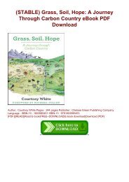 (STABLE) Grass, Soil, Hope: A Journey Through Carbon Country eBook PDF Download
