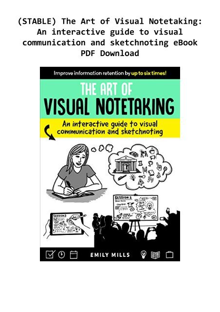 Art Library For Visual Notes.pdf (STABLE) The Art of Visual Notetaking: An interactive guide to visual ...