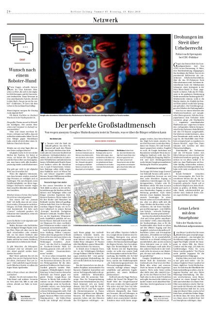 Berliner Zeitung 19.03.2019