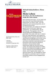 Michail Kalaschnikow, Elena Joly Mein Leben - Verlag Antje ...