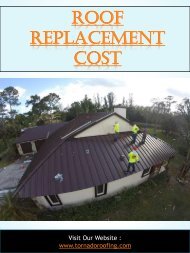 Roof Replacement Cost