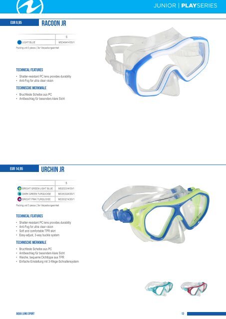 Aqua Lung Sport 2019 Buyers Guide