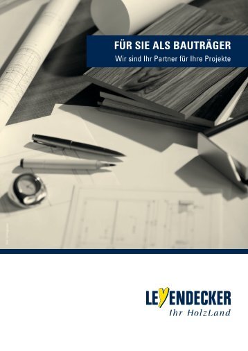 Leyendecker Bauträger Broschüre