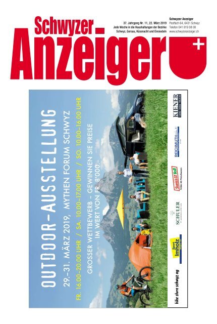 Schwyzer Anzeiger – Woche 12 – 22. März 2019