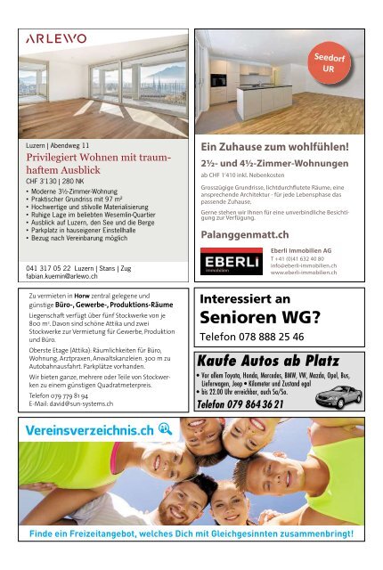 Schwyzer Anzeiger – Woche 12 – 22. März 2019