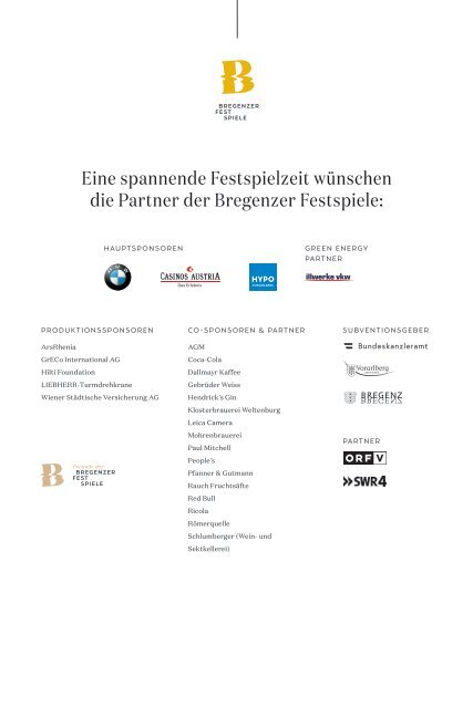 Festspielzeit Frühling 2019