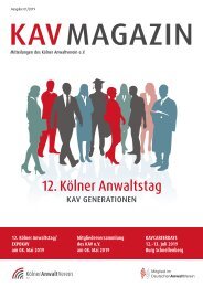 KAV MAGAZIN - AUSGABE 1/2019