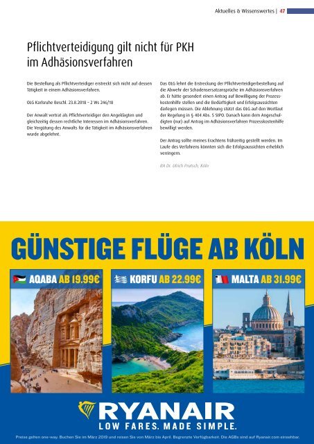 KAV MAGAZIN - AUSGABE 1/2019