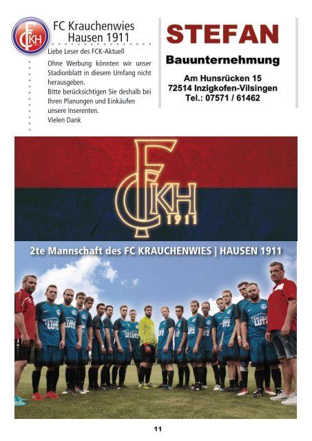FCKH19elf • № 08 • Saison 2018/19