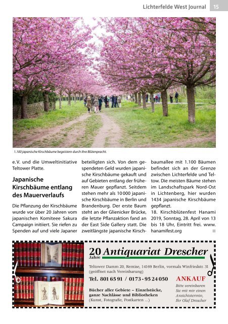 Lichterfelde West Journal Apr/Mai 2019