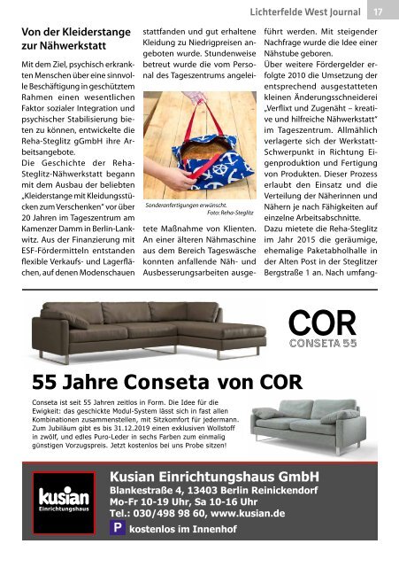 Lichterfelde West Journal Apr/Mai 2019