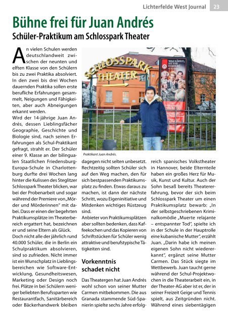 Lichterfelde West Journal Apr/Mai 2019