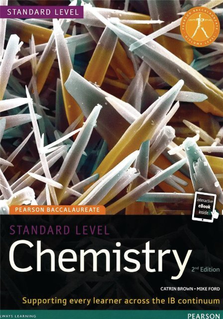 SHELF 9781447959069, Pearson Baccalaureate Chemistry Standard Level 2nd edition SAMPLE40