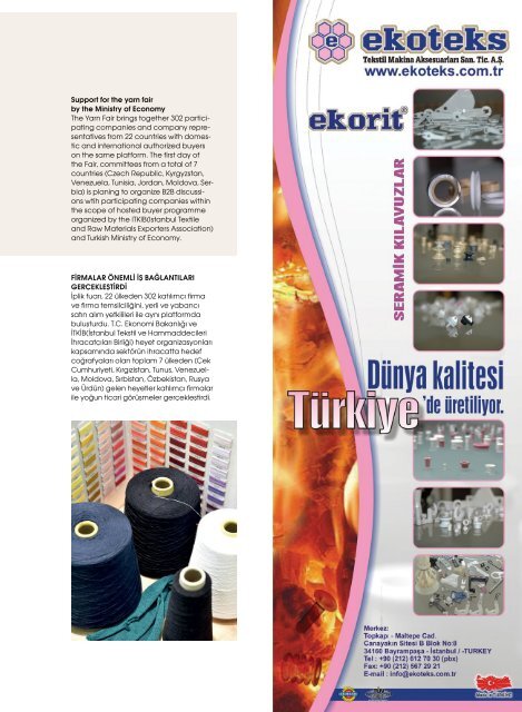 Tekstil Teknik Mart 2019