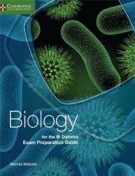 SHELF 9781107495685, Biology for the IB Diploma Exam Preparation Guide SAMPLE40