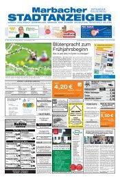 Marbacher Stadtanzeiger KW 12/2019