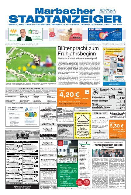 Marbacher Stadtanzeiger KW 12/2019