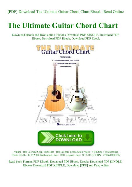 Ultimate Guitar Chord Chart