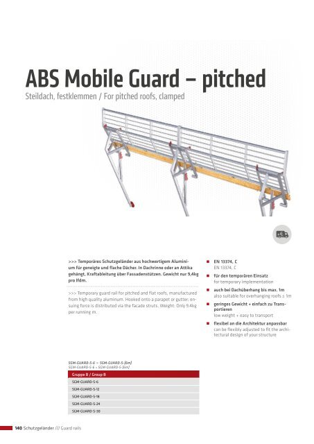 Absturzsicherung-ABS-Produktliste