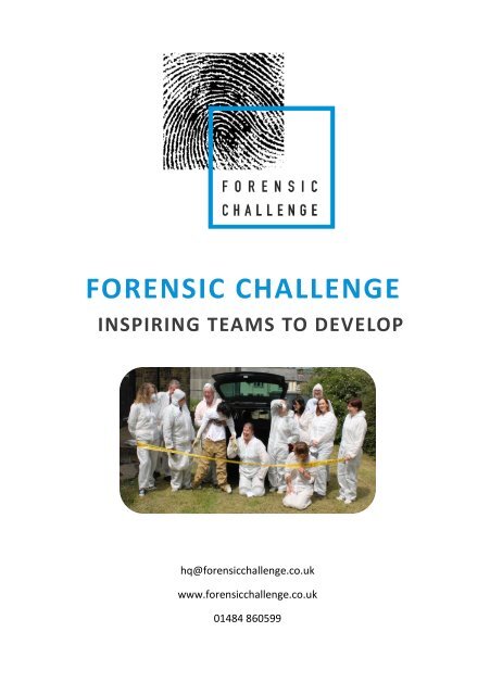 Forensic challenge brochure messing