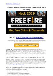 Free Fire Hack 2019