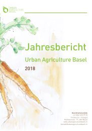 Jahresbericht Urban Agriculture Basel 2018