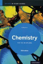 SHELF 9780198393535, IB Chemistry Study Guide 2014 Edition SAMPLE40