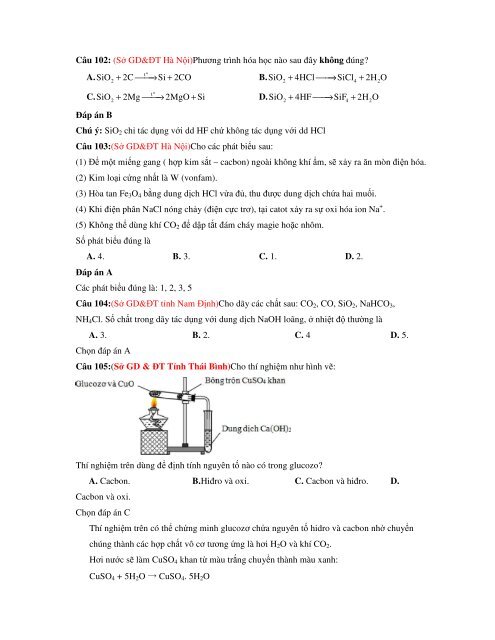 1556 câu lý thuyết Sự điện li, Ancol Phenol, Dẫn xuất Halogen, Cacbon Silic, Nito Photpho, Hidrocacbon, Andehit Xeton Axit cacboxylic, Đại cương về kim loại