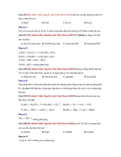 1556 câu lý thuyết Sự điện li, Ancol Phenol, Dẫn xuất Halogen, Cacbon Silic, Nito Photpho, Hidrocacbon, Andehit Xeton Axit cacboxylic, Đại cương về kim loại