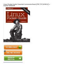 (NbcT2) Read Online Linux Pocket Guide: Essential Commands eBook