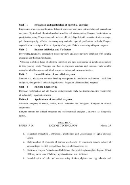 M.SC. MICROBIOLOGY SYLLABUS M.Sc.Microbiology