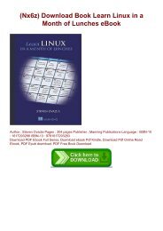(Nx6z) Download Book Learn Linux in a Month of Lunches eBook
