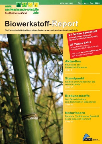Biowerkstoff-Report - nova-Institut GmbH