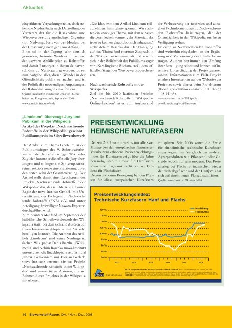 Biowerkstoff-Report - nova-Institut GmbH